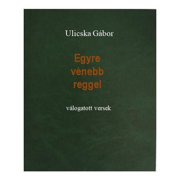 Cover of ULICSKA GÁBOR (RÍM KATONA) : EGYRE VÉNEBB REGGEL!